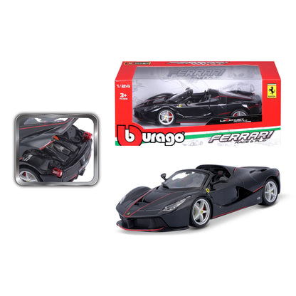 Bburago Ferrari Laferrari Aperta Black 1:24