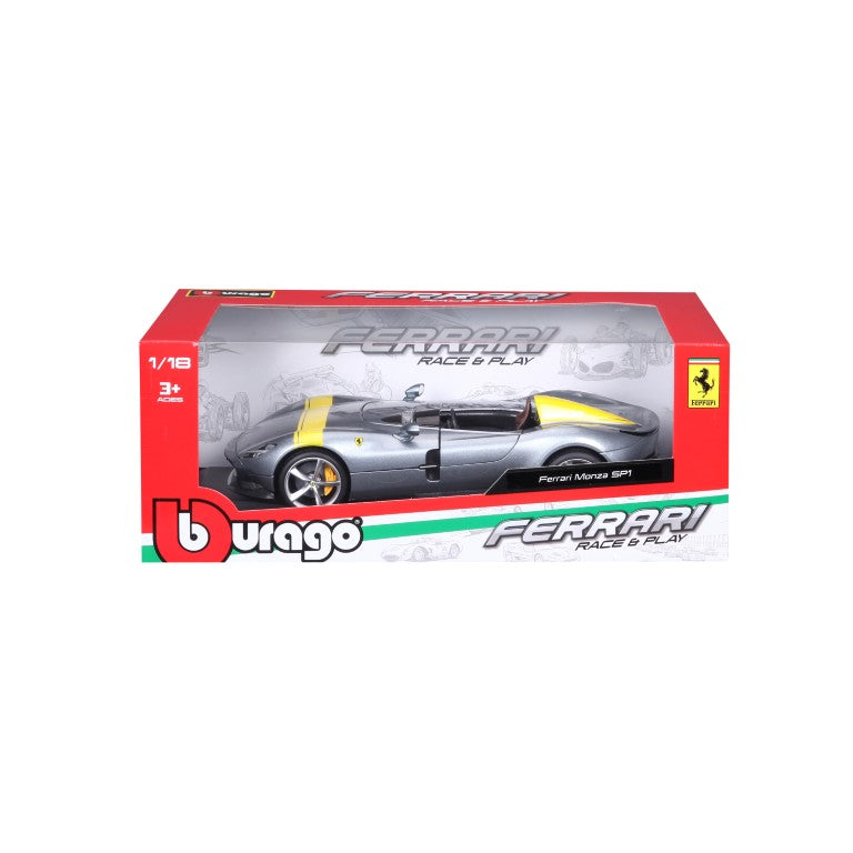 Bburago Ferrari Monza SP1 Silver - 1:18