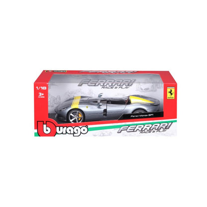 Bburago Ferrari Monza SP1 Silver - 1:18