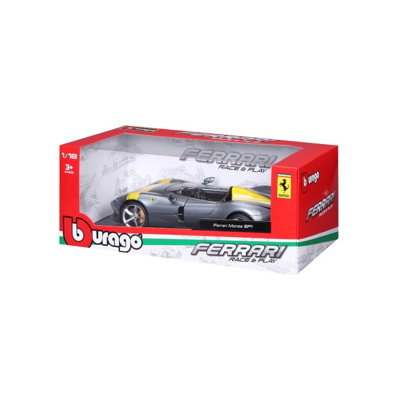 Bburago Ferrari Monza SP1 Silver - 1:18