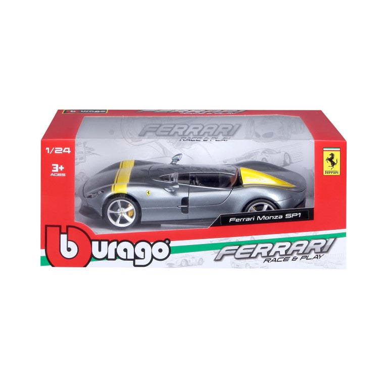 Bburago Ferrari Monza SP1 Silver 1:24