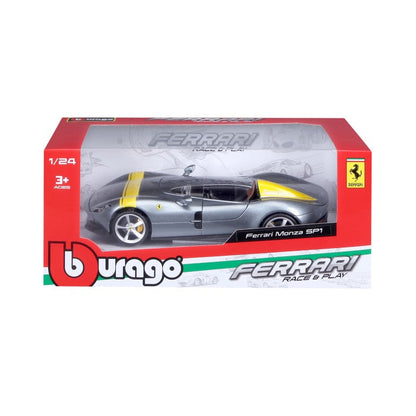 Bburago Ferrari Monza SP1 Silver 1:24