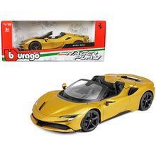 Bburago Ferrari SF90 Spider - 1:18 Diecast Model Gold - Wild Willy