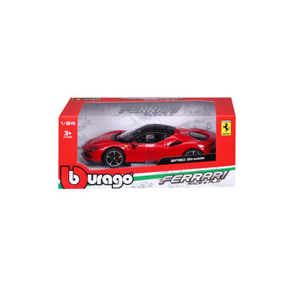 Bburago Ferrari SF90 Stradale 1:24 Scale Diecast Model - Wild Willy