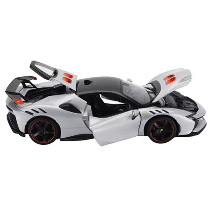 Bburago Ferrari SF90 XX Stradale 1:18 Silver