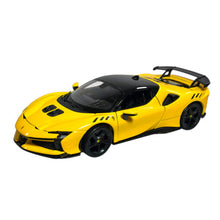 Bburago Ferrari SF90 XX Stradale Yellow 1:24 Diecast Model Car - Wild Willy