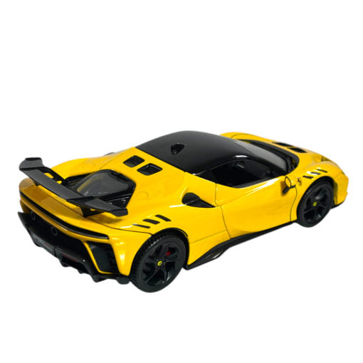 Bburago Ferrari SF90 XX Stradale Yellow 1:24 Diecast Model Car - Wild Willy