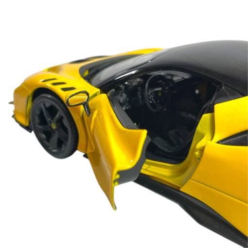 Bburago Ferrari SF90 XX Stradale Yellow 1:24 Diecast Model Car - Wild Willy