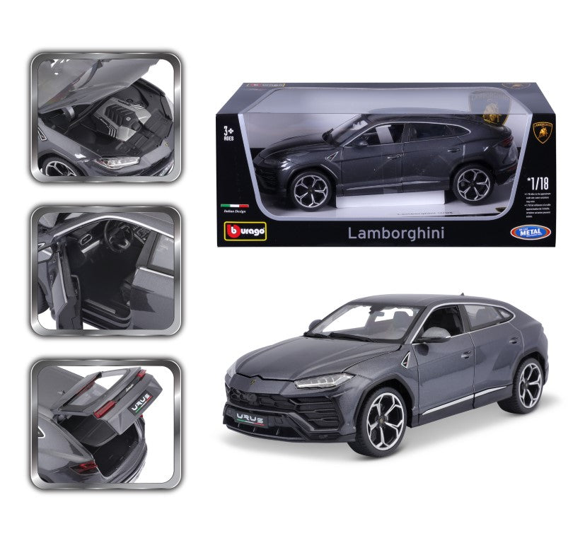 Bburago Lamborghini Urus  Gray - 1:20
