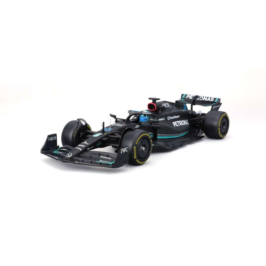 Bburago Mercedes AMG F1 W14 E Performance #63 Hard Case- 1:24