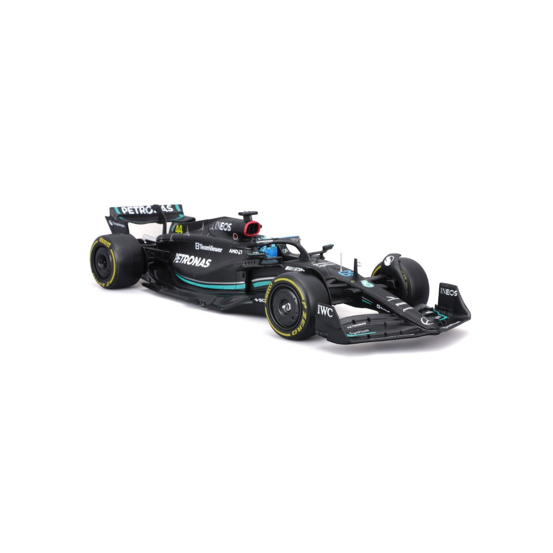 Bburago Mercedes AMG F1 W14 E Performance #63 Hard Case- 1:24