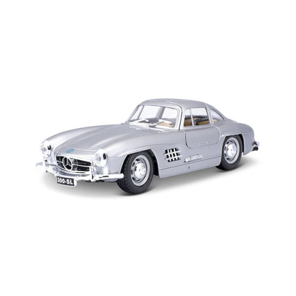 Bburago Mercedes Benz 300SL Silver - 1:18