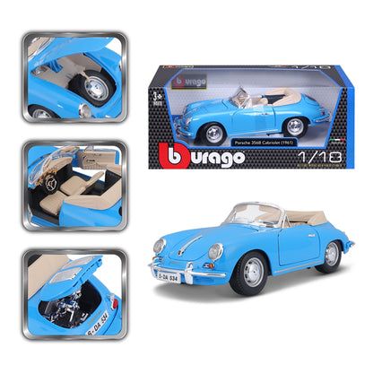 Bburago Porsche 356B Cabriolet 1:18