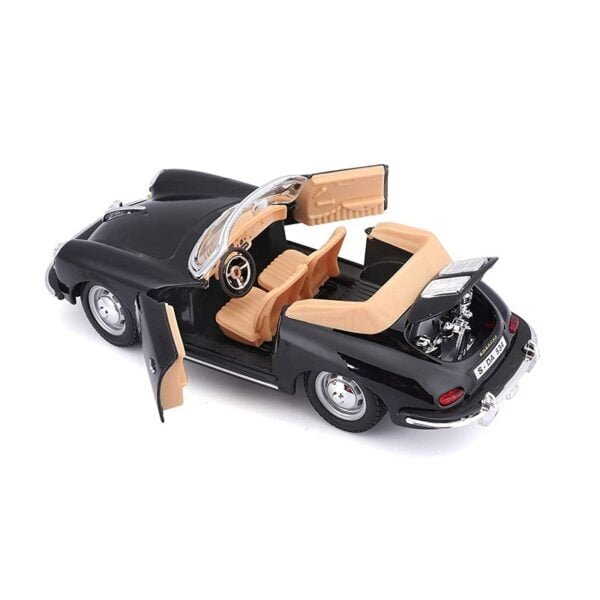 Bburago Porsche 356B Cabriolet - 1:24 Diecast Car Model - Wild Willy