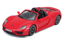 Bburago Porsche 918 Spyder 1:24 Diecast Model Car - Wild Willy