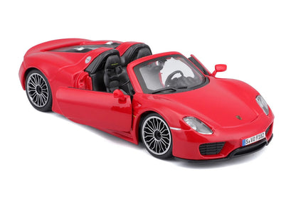 Bburago Porsche 918 Spyder 1:24 Diecast Model Car - Wild Willy
