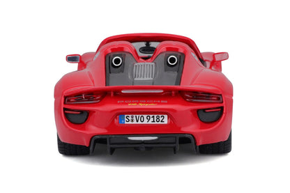 Bburago Porsche 918 Spyder 1:24 Diecast Model Car - Wild Willy
