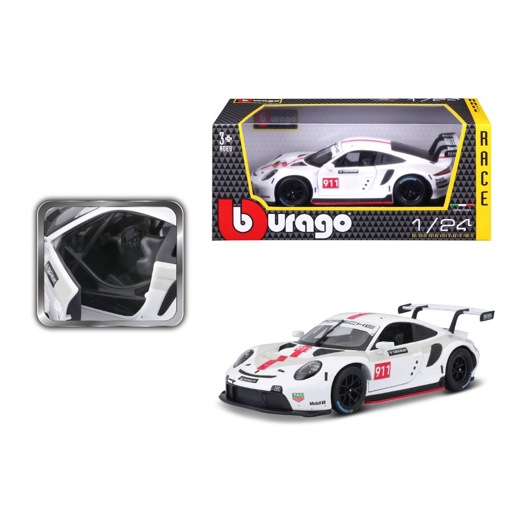 Bburago Race Porsche 911 RSR GT 1:24