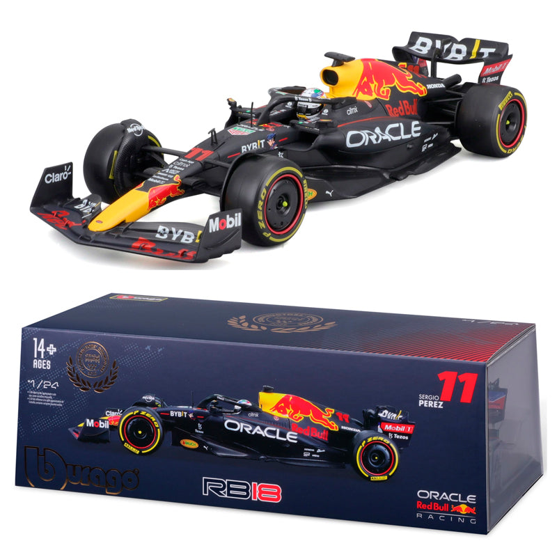 Bburago Red Bull F1 RB18 2022 Perez - Hard Case 1:24