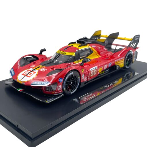 Bburago Signature Ferrari Racing 499P LeMans - 1:18 Hard Cover