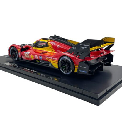 Bburago Signature Ferrari Racing 499P LeMans - 1:18 Hard Cover