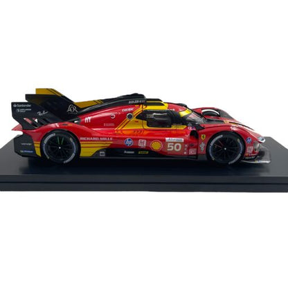 Bburago Signature Ferrari Racing 499P LeMans - 1:18 Hard Cover