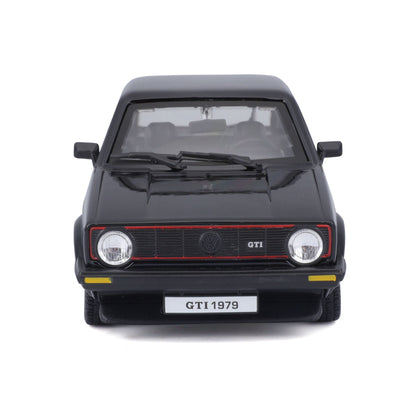 Bburago Volkswagen Golf MK1 1979 Black - 1:24
