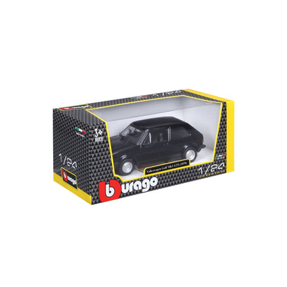 Bburago Volkswagen Golf MK1 1979 Black - 1:24