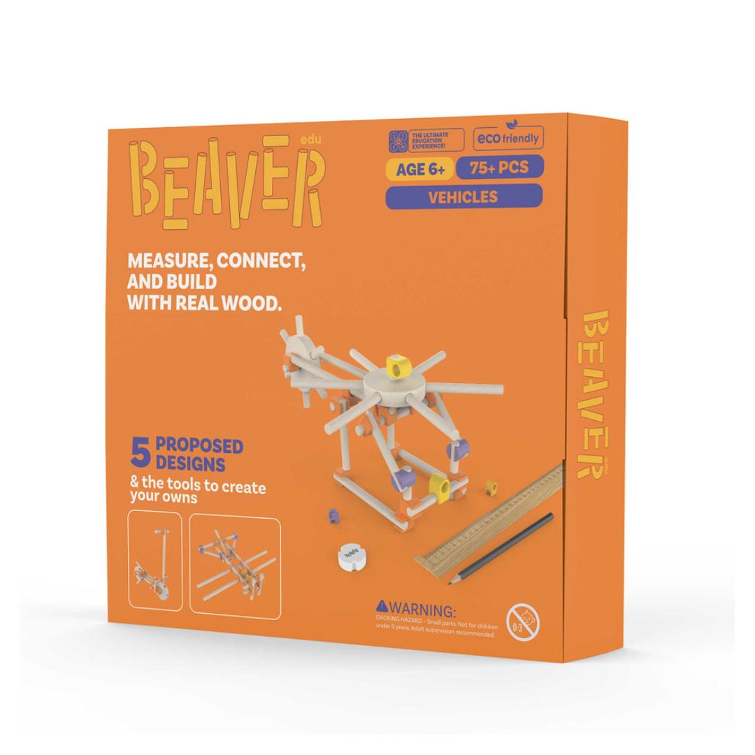 Beaver Vehicles Beginner Kit 60 Pcs