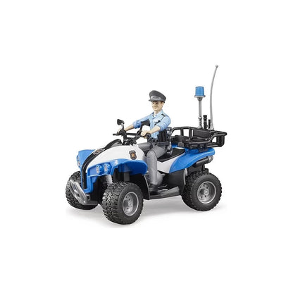 Bruder Bworld Police Quad with Policeman - Wild Willy