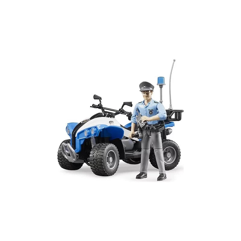 Bruder Bworld Police Quad with Policeman - Wild Willy