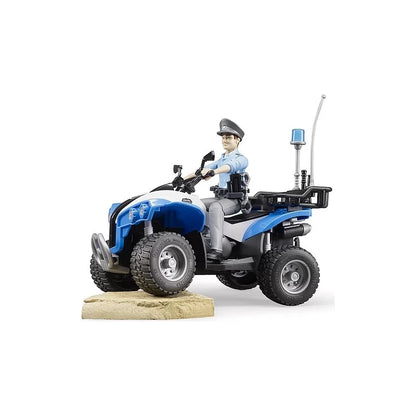 Bruder Bworld Police Quad with Policeman - Wild Willy