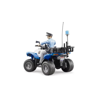 Bruder Bworld Police Quad with Policeman - Wild Willy