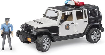 Bruder Jeep Wrangler Rubicon Police with Light and Sound 1:16