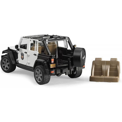 Bruder Jeep Wrangler Rubicon Police with Light and Sound 1:16