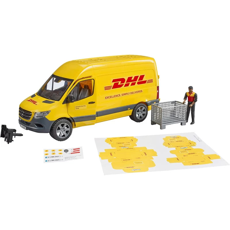 Bruder Mercedes Sprinter DHL with Driver