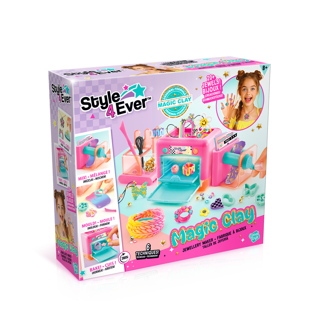 CANAL TOYS Style4Ever Magic Clay Jewellery Maker