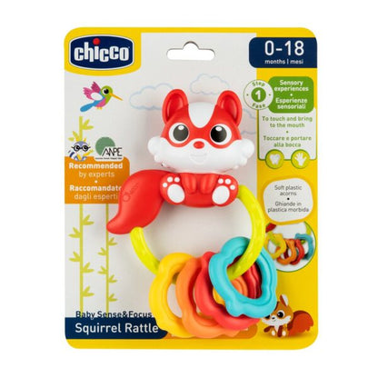 CHICCO Squirrel Rattle