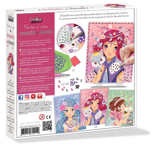 CRL CARTES A CREER DEMOISELLES DE DIAMANTS CL187