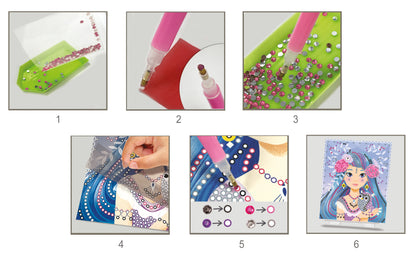 CRL CARTES A CREER DEMOISELLES DE DIAMANTS CL187