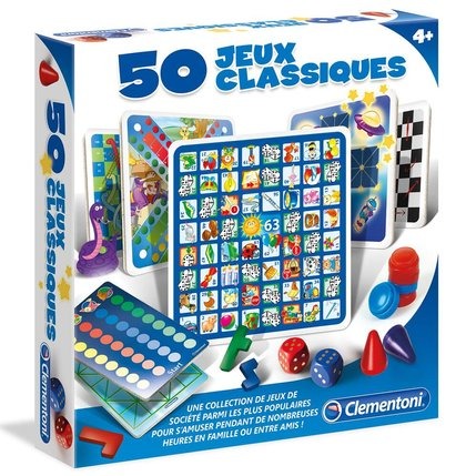 CLEMENTONI 50 JEUX CLASSIQUES