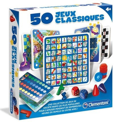 CLEMENTONI 50 JEUX CLASSIQUES