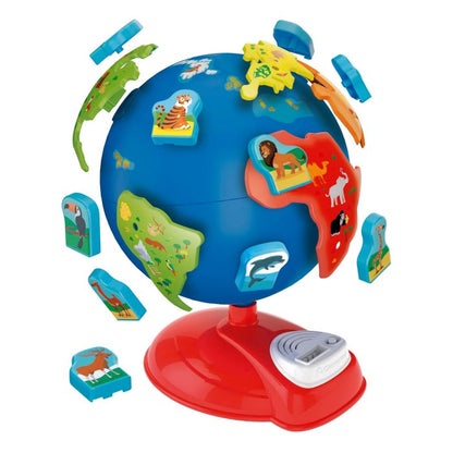 CLEMENTONI MY FIRST GLOBE ELECTRONIC 6 SLOT-IN CONTINENTS