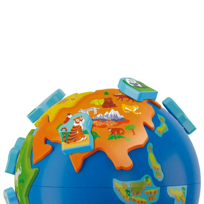 CLEMENTONI MY FIRST GLOBE ELECTRONIC 6 SLOT-IN CONTINENTS