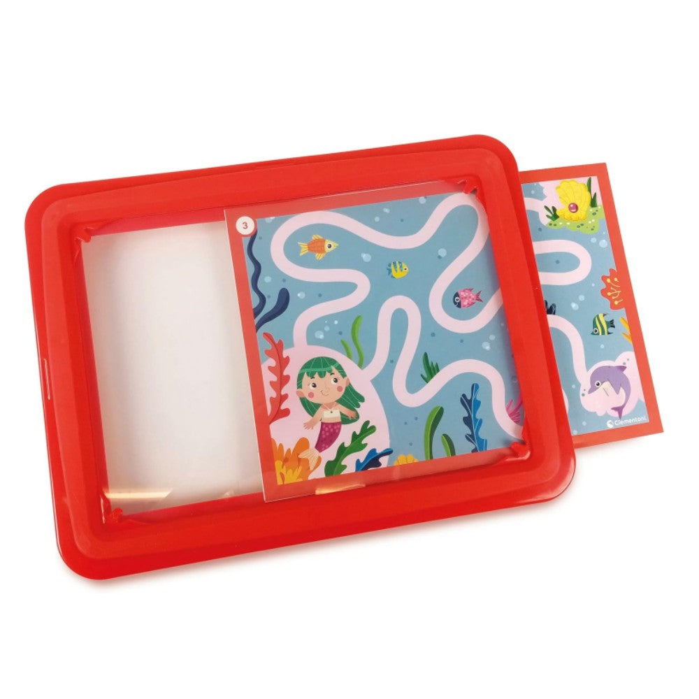 CLEMENTONI MON ARDOISE 3IN1 TRACE DESSINE ET ECRIS