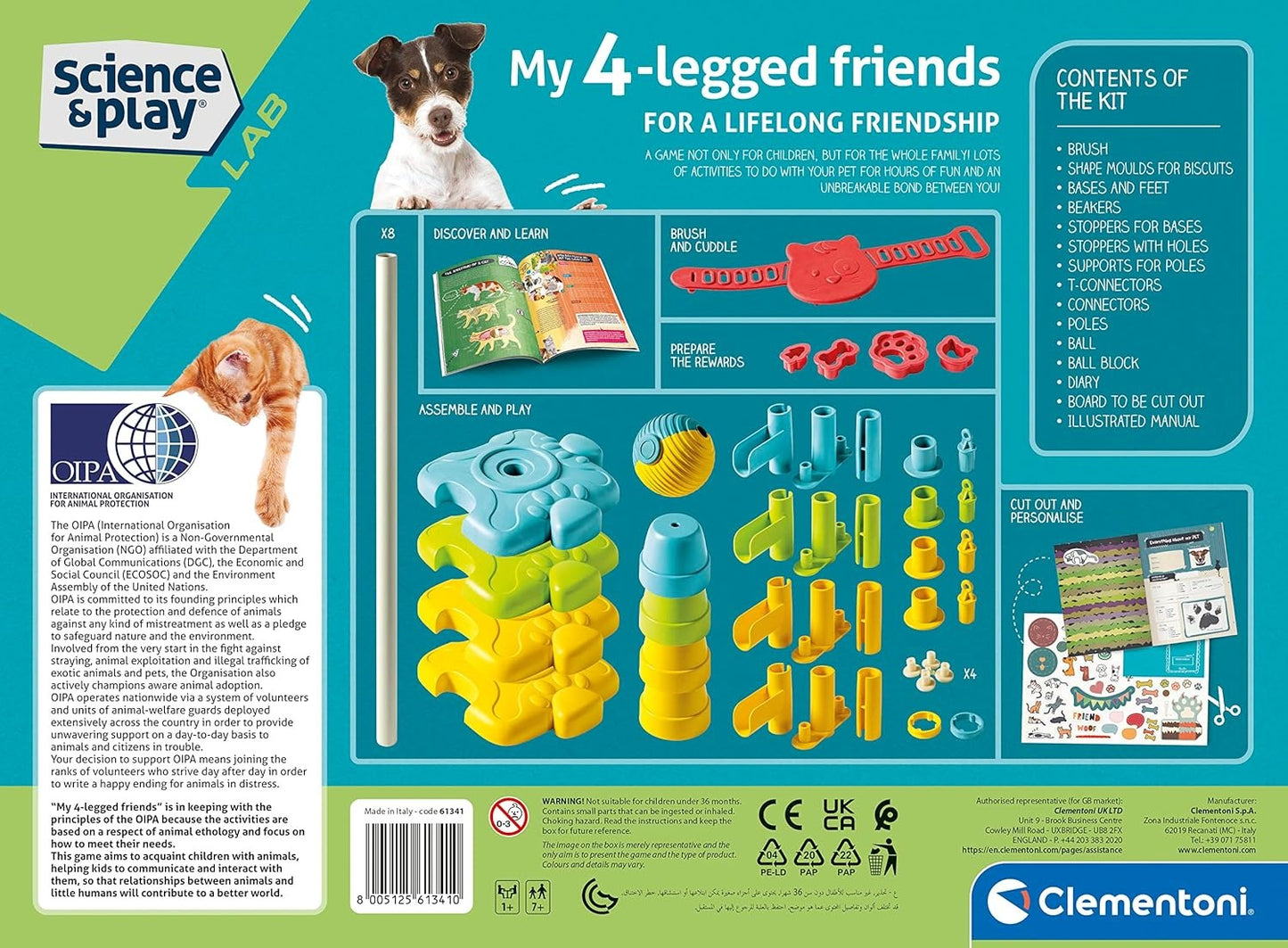 CLEMENTONI Science & Play Lab My 4 Legged Friends