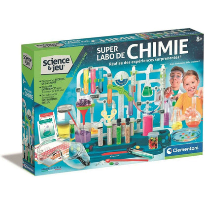 CLEMENTONI SCIENCE & JEU SUPER LABO DE CHIMIE