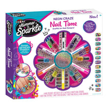 CRA-Z-ART Neon Craze Nail Time Playset