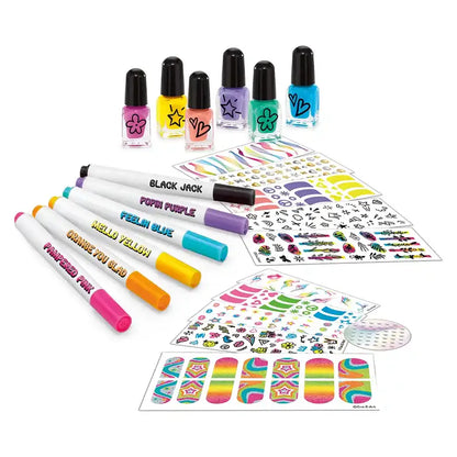 CRA-Z-ART Neon Craze Nail Time Playset