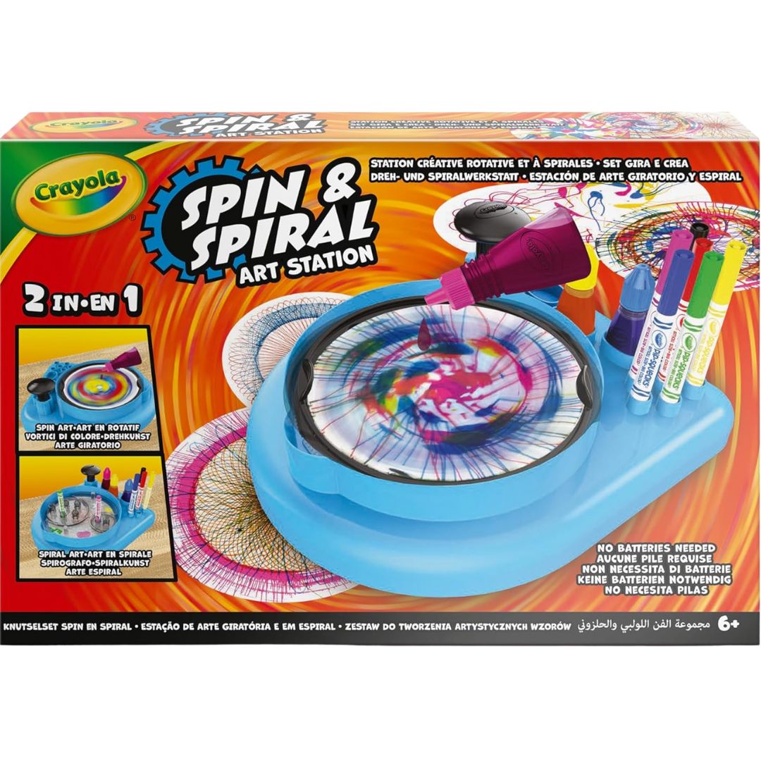 CRAYOLA Spin & Spiral Art Station
